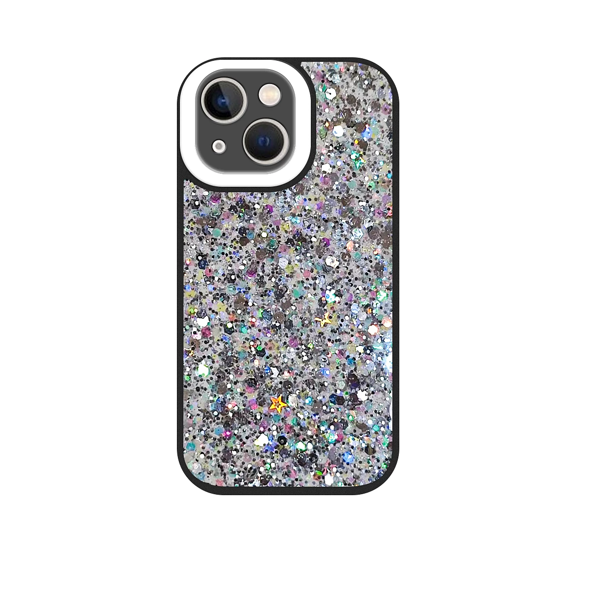 LONTECT Funda para iPhone 14 Pro Max con purpurina brillante, a