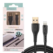 Lightning to USB 3.0 Cable 1Meter 12W 2.4A Black