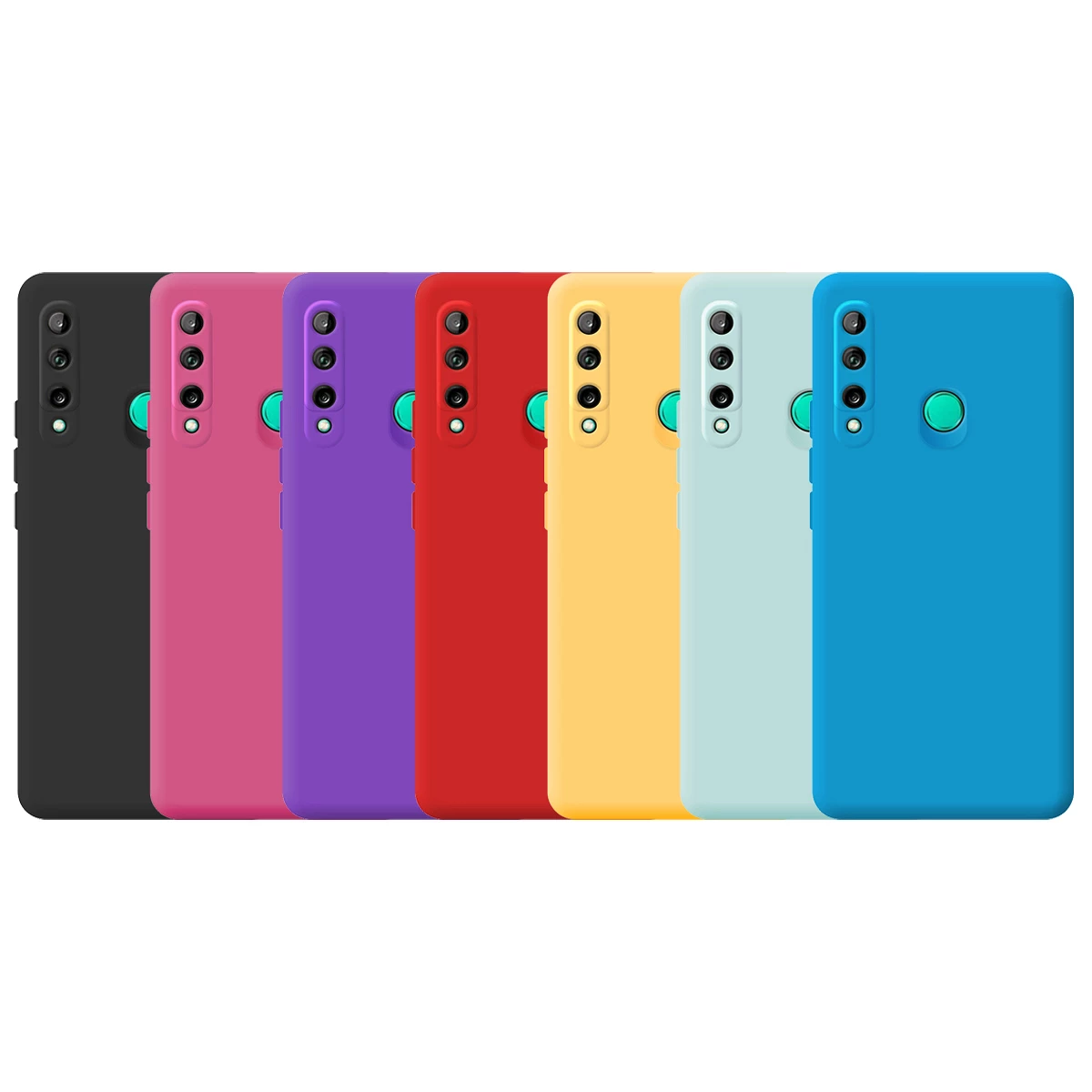 Cool Funda Silicona Azul para Huawei P40 Lite 5G