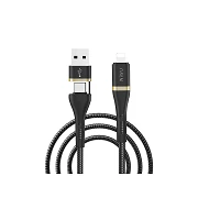 Wiwu Cable Tipo-C con Adaptador USB a Lightning TM01 1.2M 3 Colores