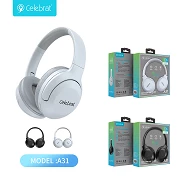 Faixa de cabeça para fones de ouvido Bluetooth Celebrat A31 2 cores