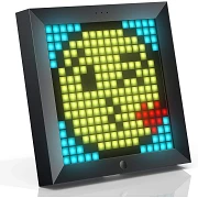 Divoom Pixoo - Moldura Digital com Controle de Luz Ambiente - - Lâmpada Decorativa para Sala de Jogos