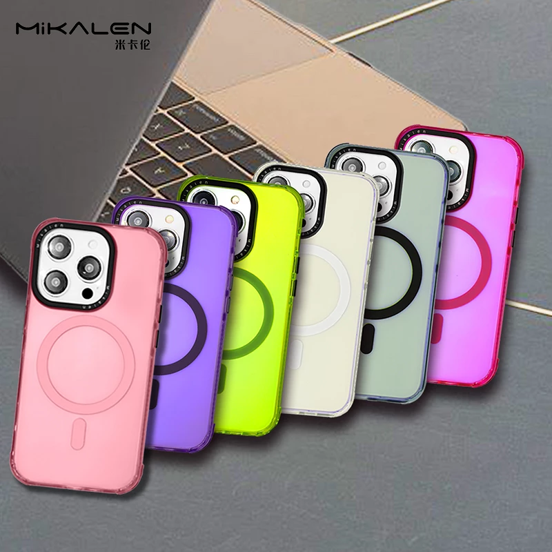 Comprar Mikalen Funda Premium Fluor con Magsafe iPhone 15 Pro Max ...