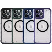 Capa Contra-ataques com câmara de cobertura para iPhone 13 Pro em 4 cores