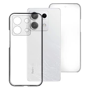 *Air Funda Doble Xiaomi Redmi Note 13 5G Silicona Transparente Delantera y Trasera