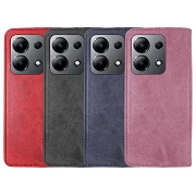 Funda Tapa con Tarjetero Xiaomi Redmi Note 13 4G Polipiel - 4 Colores