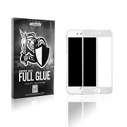 Tempered Crystal Full Glue 5D Iphone 7 Plus / 8 Plus White Curve Screen Protector