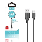 Cable BWOO X111 Quick Charge 2.4A - TypeC 3 Colors