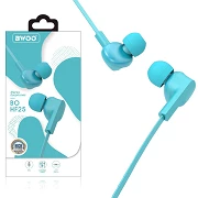 PACK 10 UNDS Headsets with Microphone BWOO HF-25 Blue