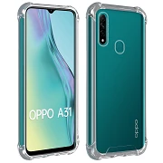 Antigolpe case Oppo A31 Gel Transparent with reinforced corners
