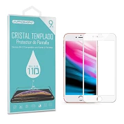 Full Glue Tempered Crystal 11D Premium iPhone 6P / 7P / 8 Plus Protezione schermo bianco curvo