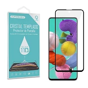 Cristal templado Full Glue 11D Premium Samsung Galaxy A51/A51 5G Protector de Pantalla Curvo Negro