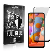 Cristal templado Full Glue 5D Samsung Galaxy A11 Protector de Pantalla Curvo Negro
