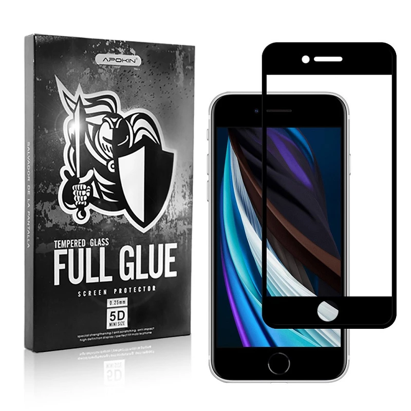 Protector de pantalla cobertura total cristal templado iPhone SE (2020) -  Comprar online
