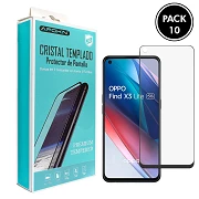 (Pack-10) Full Glue 9H Tempered Crystal Oppo Find X3 Black Curve Screen Protector