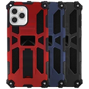 Aluminium case Antigolpe iPhone 12 / 12 Pro with magnet and spider support