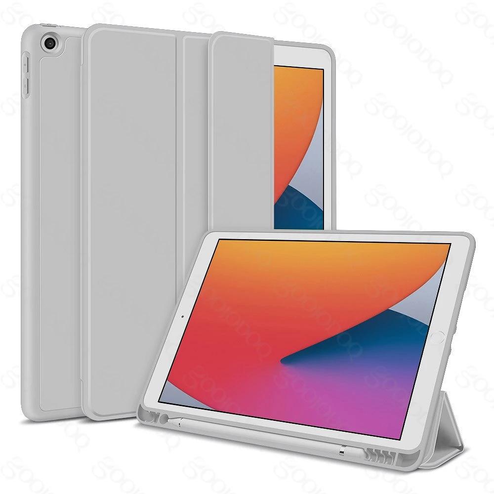 Funda Smart Cover con Porta Lapiz para Ipad Mini 4-5 Lavanda GENERICO